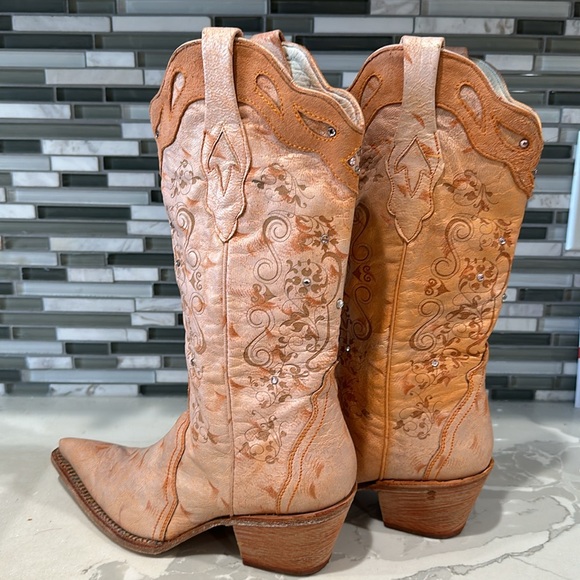 Frida cuadra Cowgirl boots, size 7 1/2 - Picture 2 of 16
